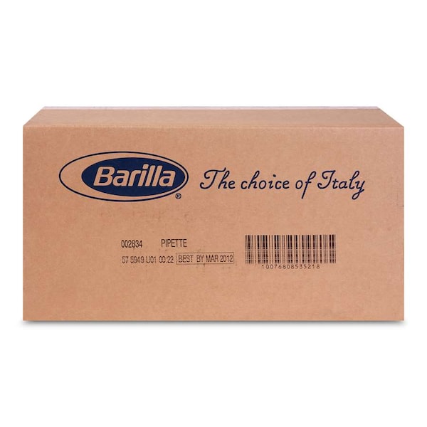 Barilla Pipette Bulk Pasta 160 oz. Pack, PK2
